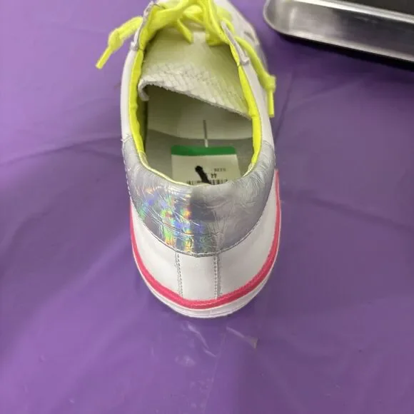 Dolce Vita Women's Zina Sneakers NEON MULTI LEATHER Sz 10 - Picture 3 of 13